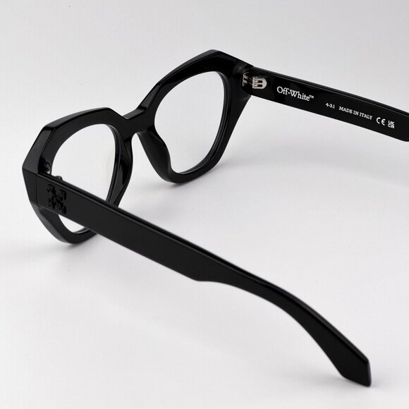 Off-White STYLE 43 Eyeglasses – Black Cat Eye Frame | Model OERJ043 1000 - Picture 7 of 12